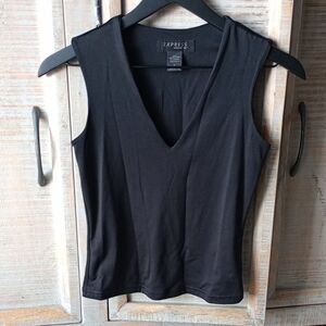 C) Express Women's Black V-Neck Tank Top